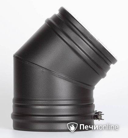 Колено 45° Schiedel Отвод 45° д.150 PM25 (Черный) Permetr в Туле