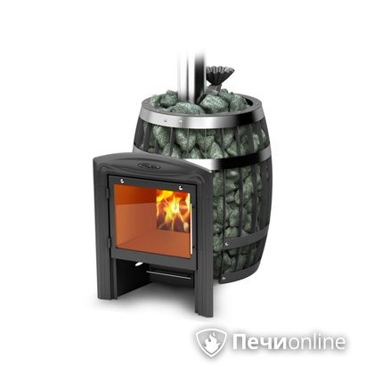 Дровяная банная печь TMF Саяны II Carbon Витра ЗК в Туле