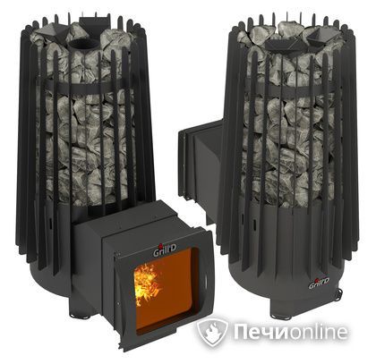 Дровяная печь-каменка GrillD Cometa Vega 180 window long Max в Туле