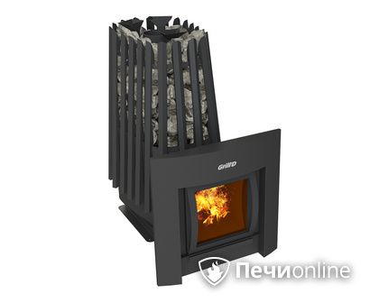 Дровяная печь-каменка GrillD Cometa Vega 350 window Max в Туле