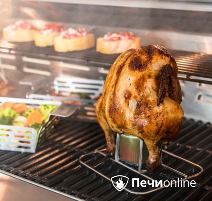 Ростер Char-Broil Grill+ для курицы с креплением для емкости в Туле