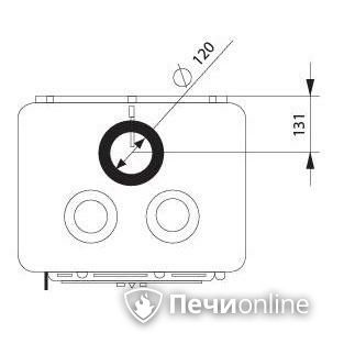 Отопительно-варочная печь Ferguss Magma cook side door в Туле