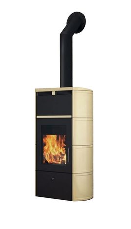 Печь-камин Edilkamin Flamma 24 kw V.A. Pergamena с Т/О в Туле