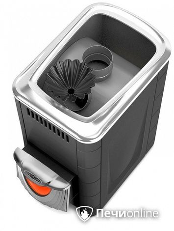 Дровяная банная печь TMF Ангара 2012 Inox ДНС КТК ЗК антрацит в Туле