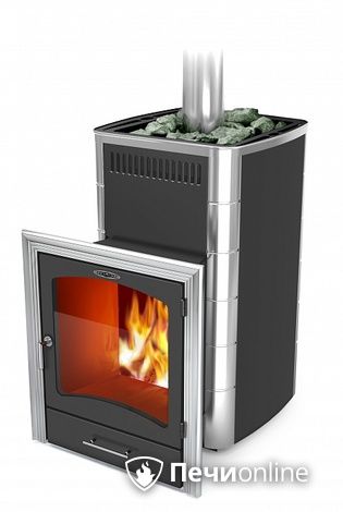 Дровяная банная печь TMF Калина II Inox БСЭ антрацит НВ ПРН в Туле