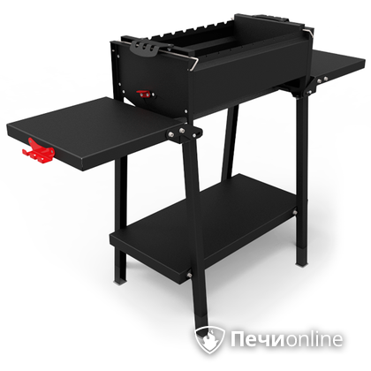 Мангал Grillver Крафтикс Блэк на подставке в Туле